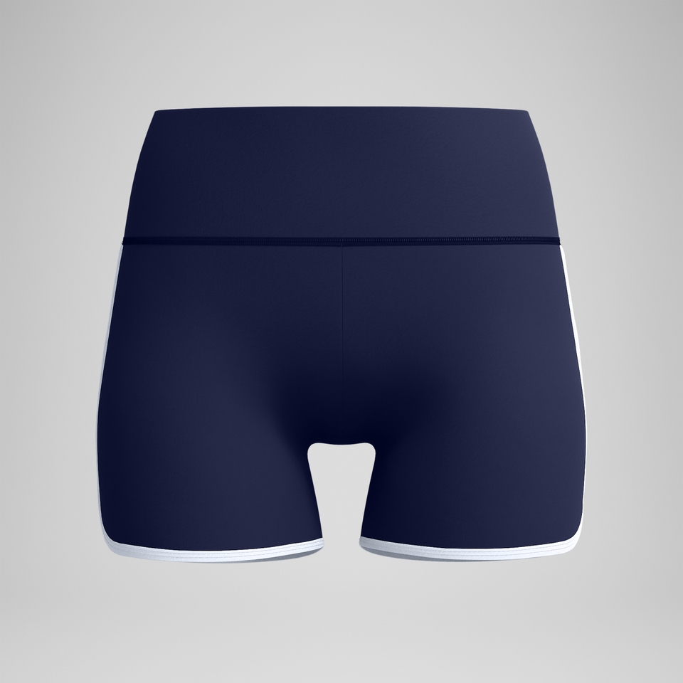 Women's Jetstream Solid Bound Swim Short Navy