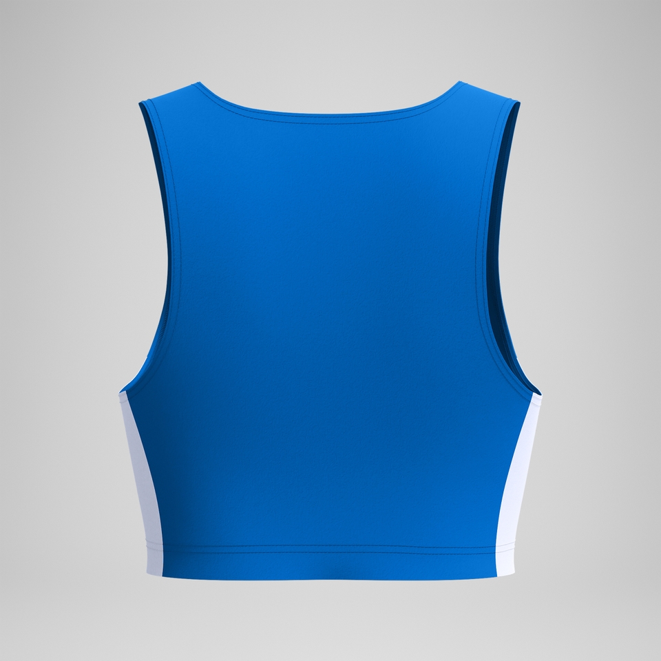 Women's Jetstream Colorblock Crop Top Blue