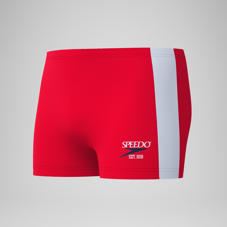 Men's Jetstream Retro Colorblock Square Leg Red/White