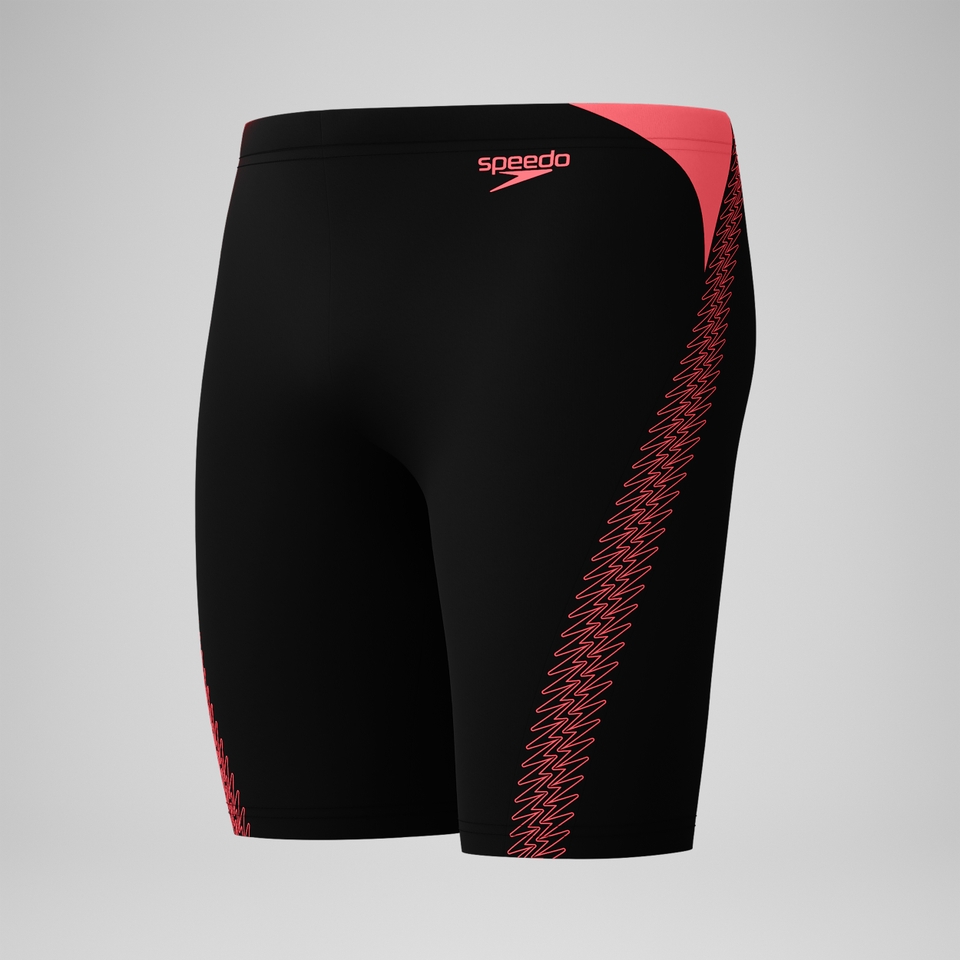 HyperBoom Splice-Schwimmhose Schwarz/Koralle für Herren
