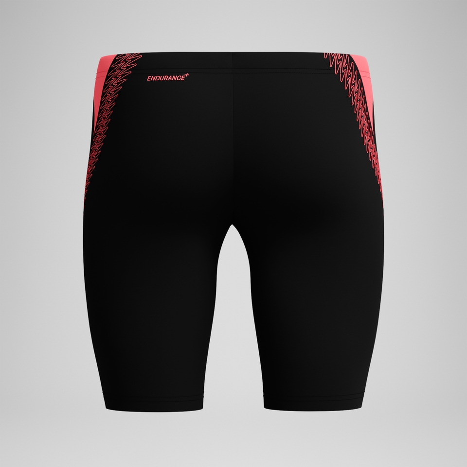 HyperBoom Splice-Schwimmhose Schwarz/Koralle für Herren