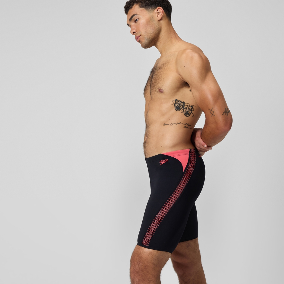 Men's HyperBoom Splice Jammer Black/Coral