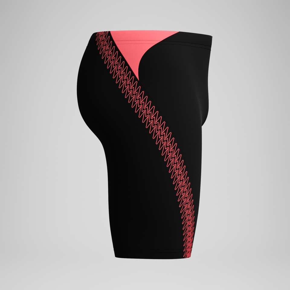 HyperBoom Splice-Schwimmhose Schwarz/Koralle für Herren