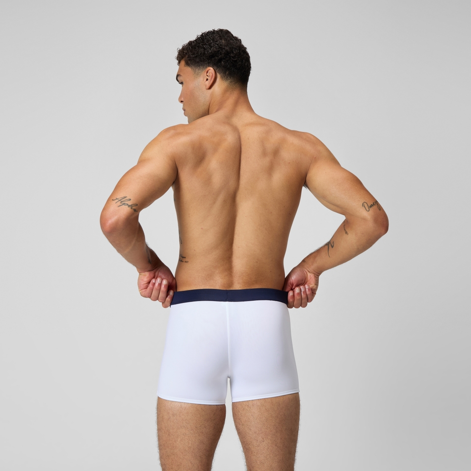 Men's Jetstream Retro Solid Square Leg White