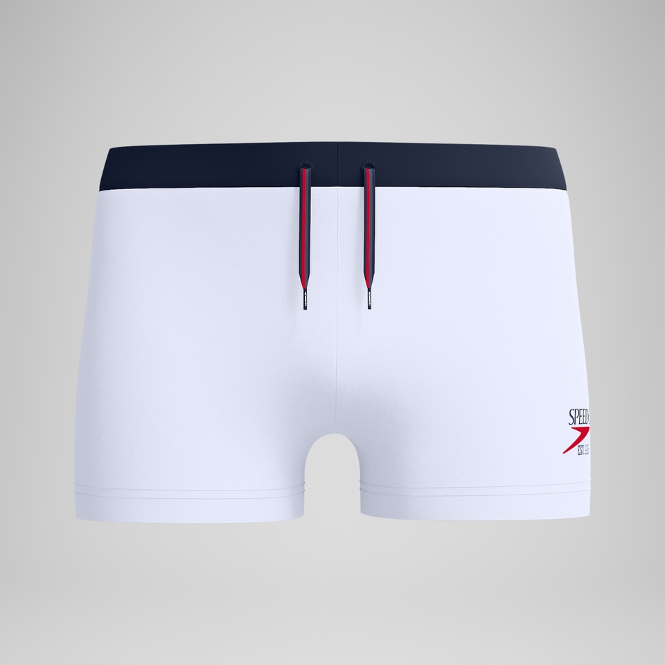Men's Jetstream Retro Solid Square Leg White