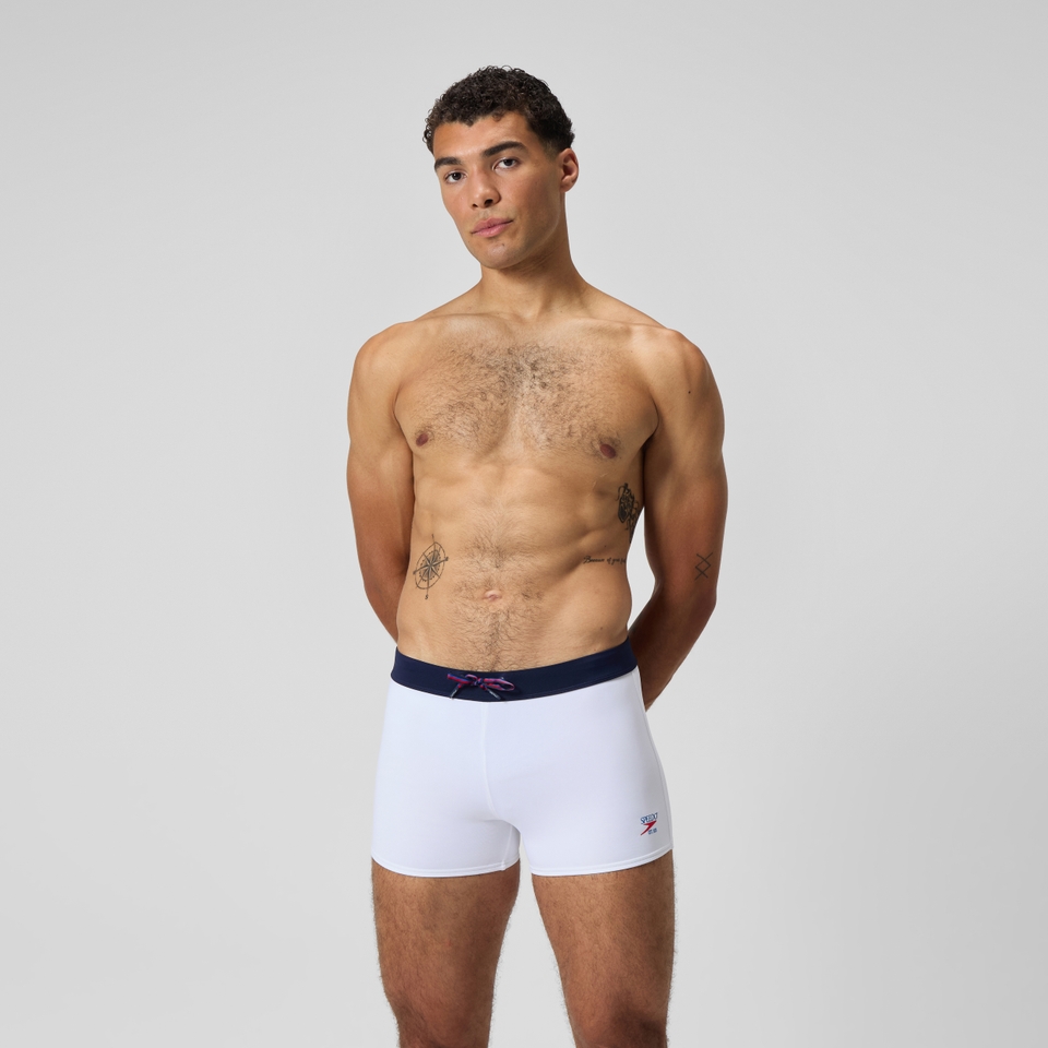 Men's Jetstream Solid Aquashort White/Navy
