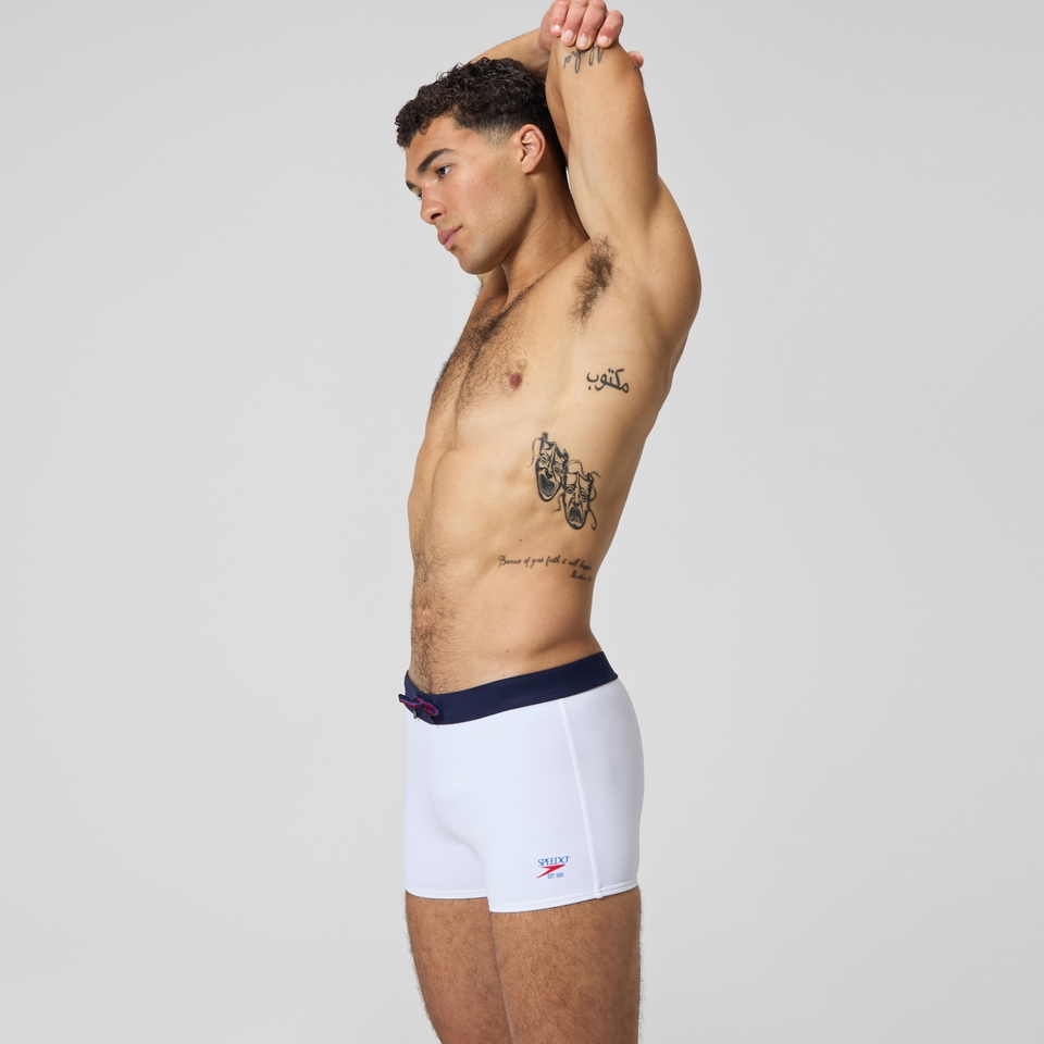 Men's Jetstream Solid Aquashort White/Navy