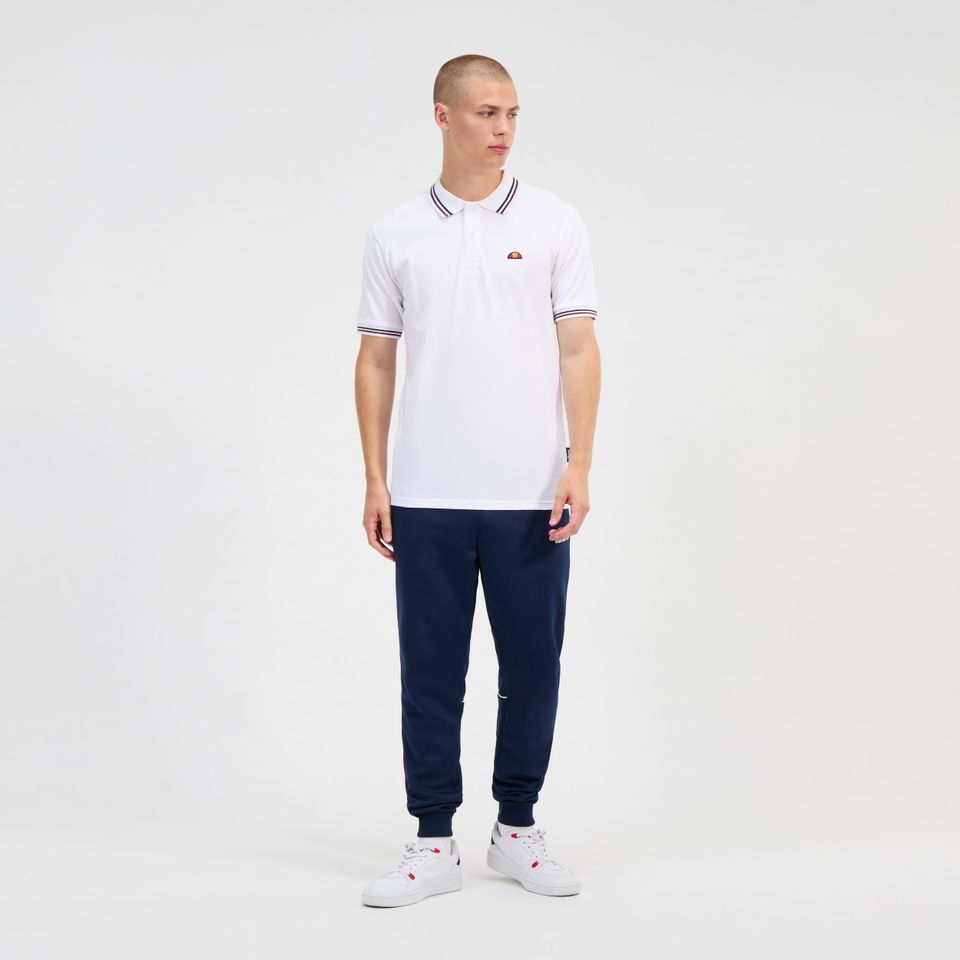 Men's Rooks Polo White/Navy/Red