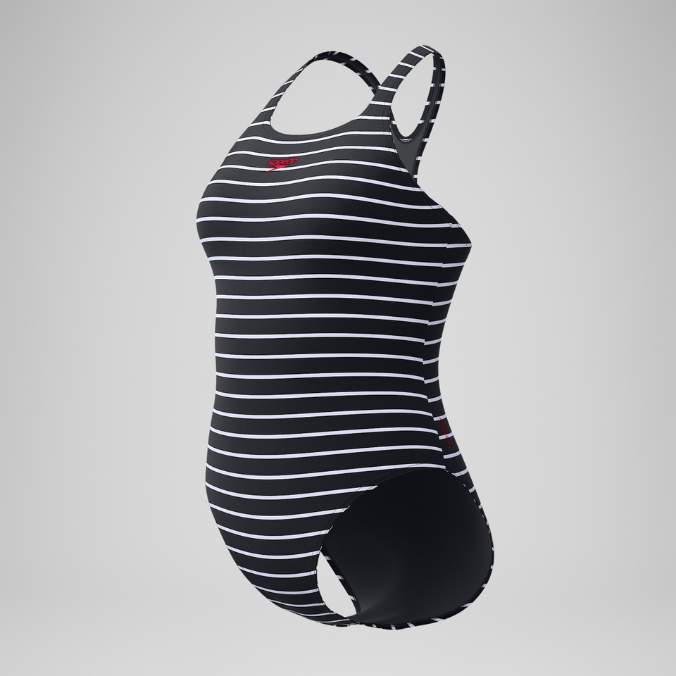Women's Endurance+ Printed Medalist Swimsuit Black