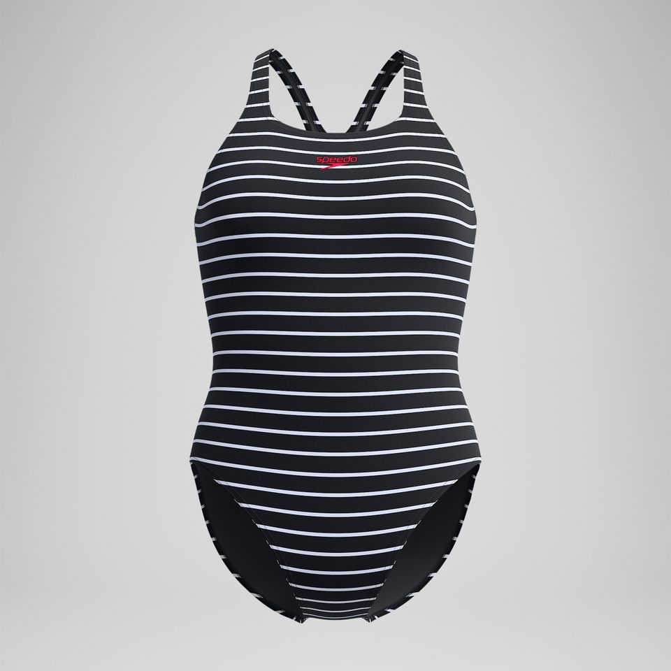 Women's Endurance+ Printed Medalist Swimsuit Black