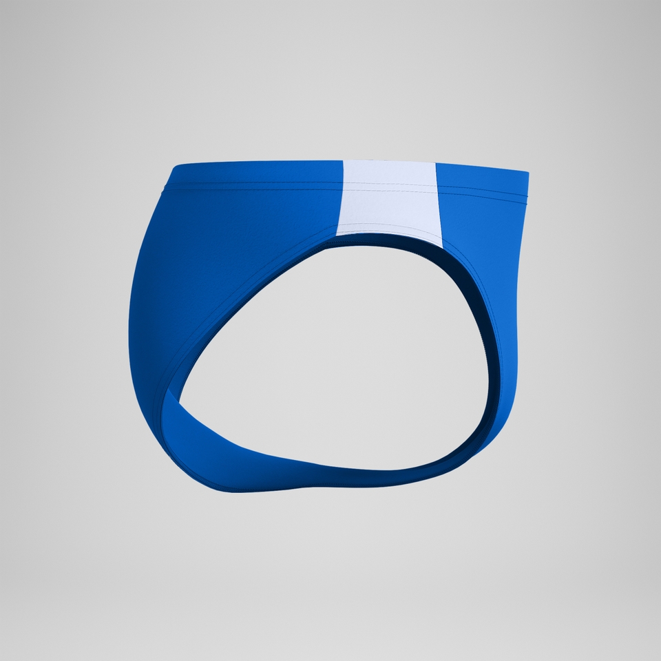 Men's Jetstream Retro Colorblock Brief Blue