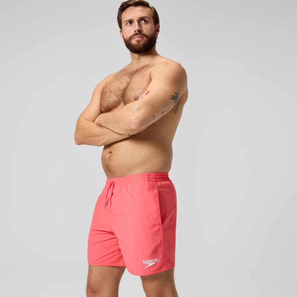Essential Badeshorts 40 cm Koralle für Herren