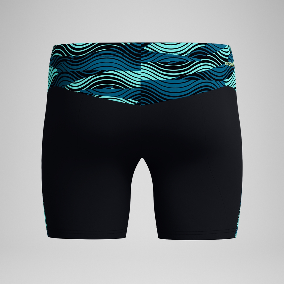 Men's END+ MAX Compression Mid Jammer Black/Blue