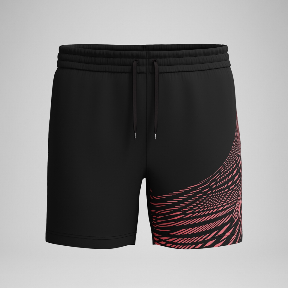 Men's HyperBoom Splice 16'' Swim Shorts Black/Coral