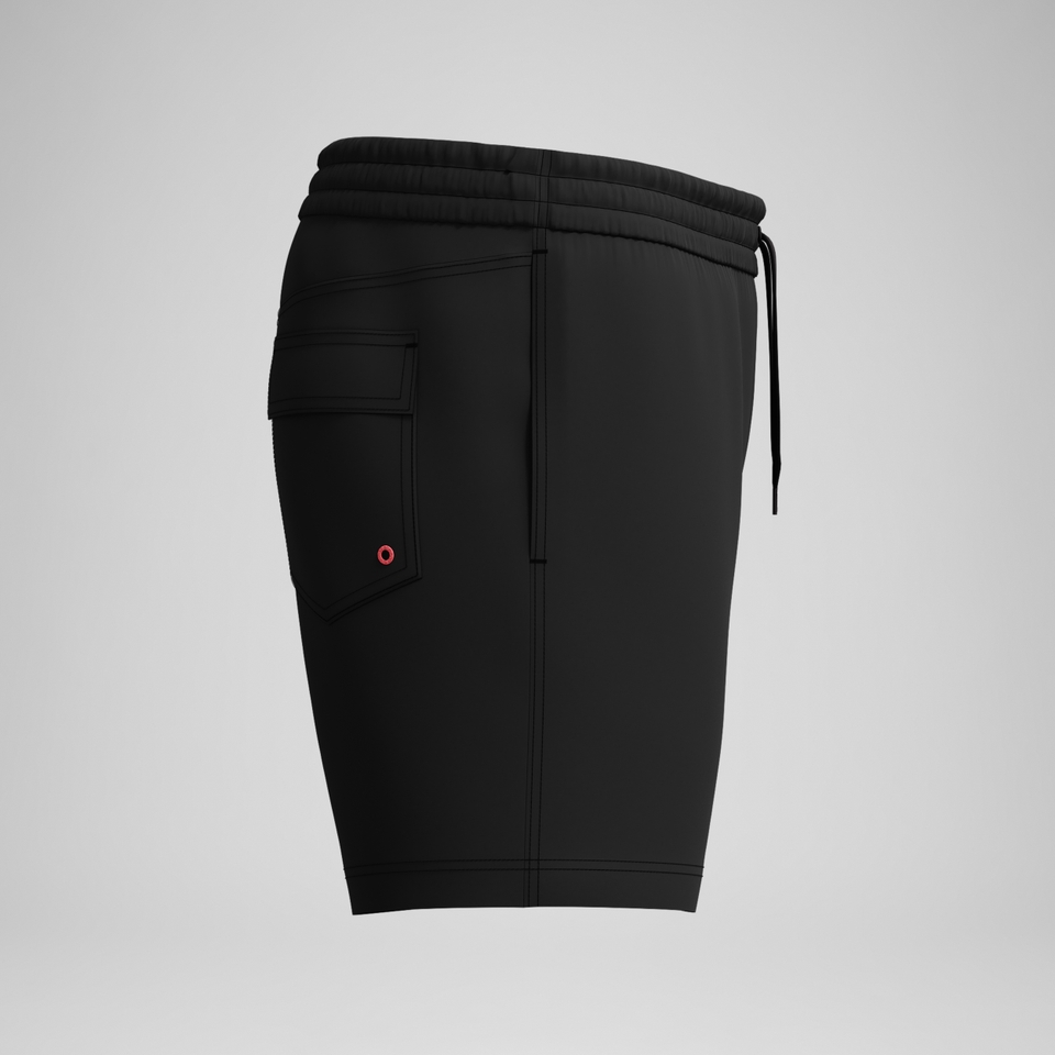 Men's HyperBoom Splice 16'' Swim Shorts Black/Coral