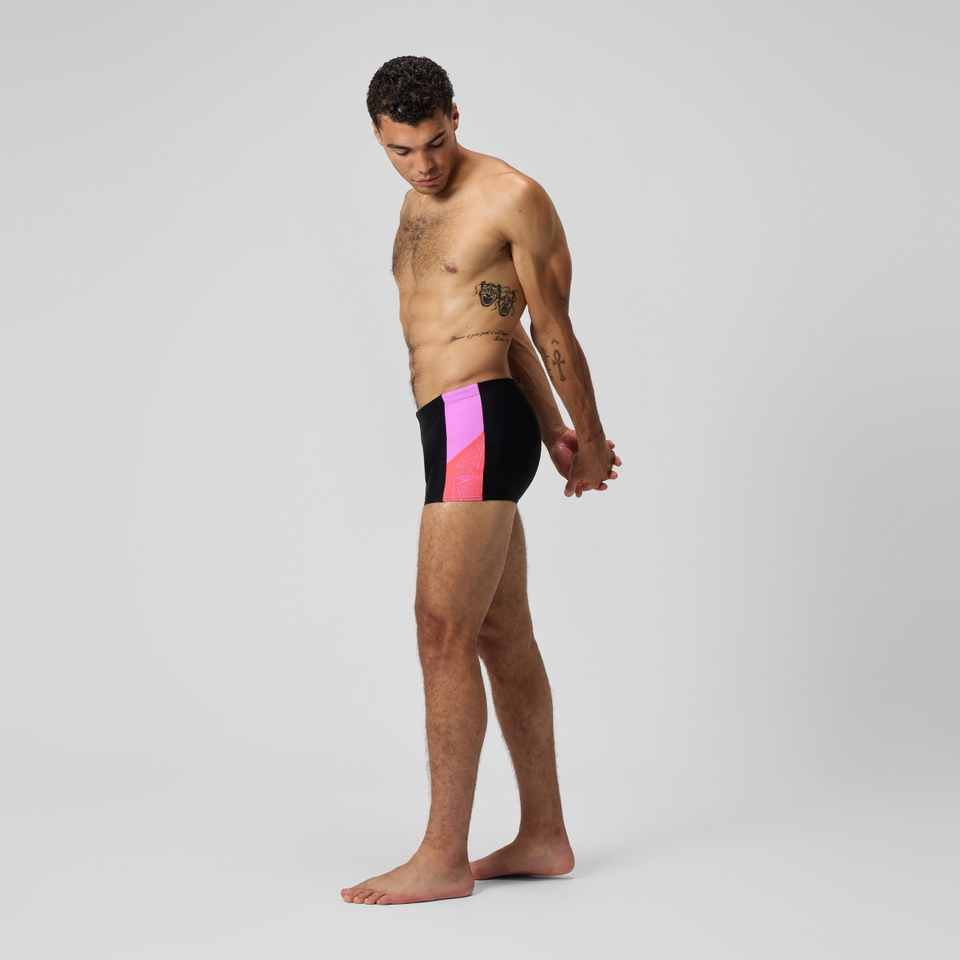 Men's Dive Aquashort Black/Coral
