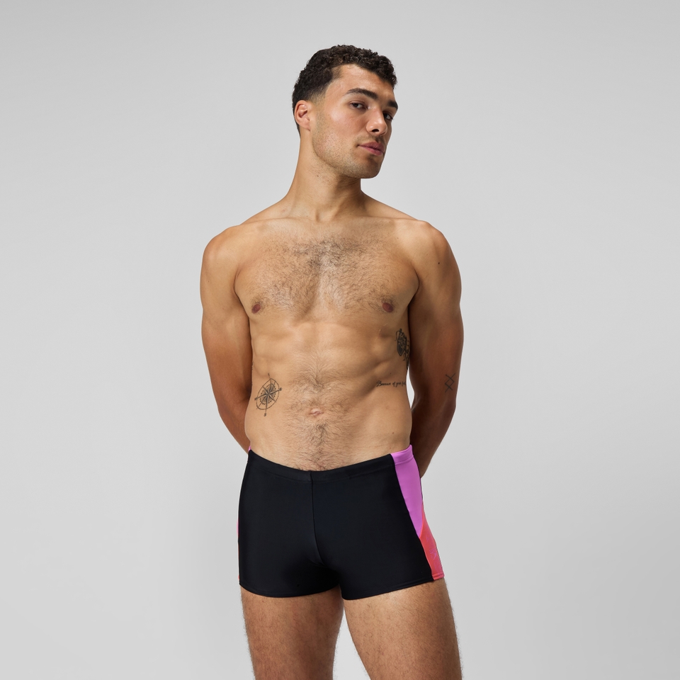 Men's Dive Aquashort Black/Coral