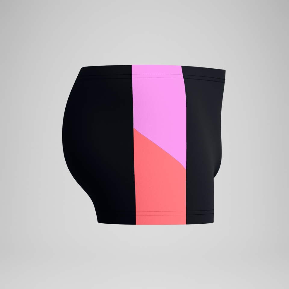 Men's Dive Aquashort Black/Coral