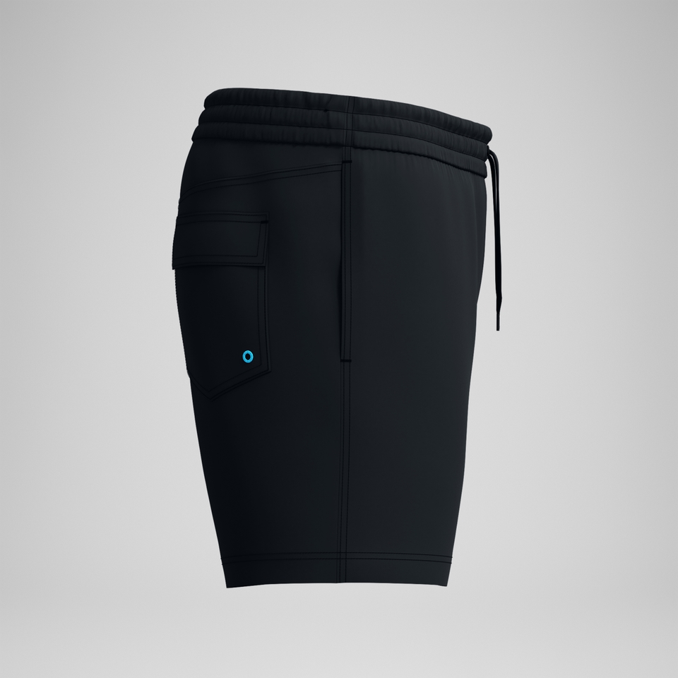 Men's Medley Logo 16" Swim Trunks Black/Blue