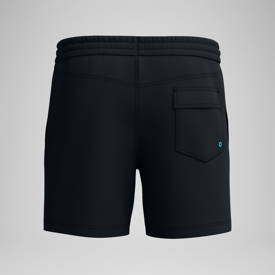 Men's Medley Logo 16" Swim Trunks Black/Blue