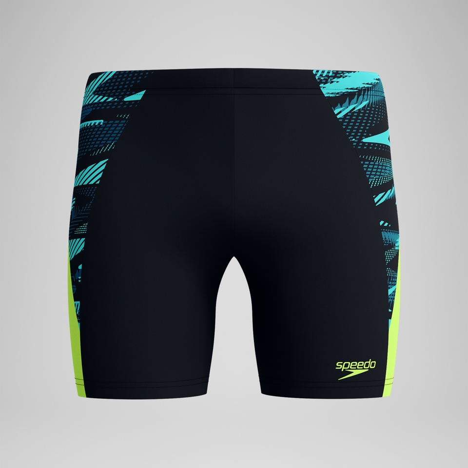 Men's END+ MAX Splice Mid Jammer Black/Green/Blue