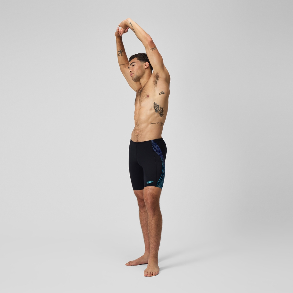 Men's Tech Panel Jammer Black/Blue