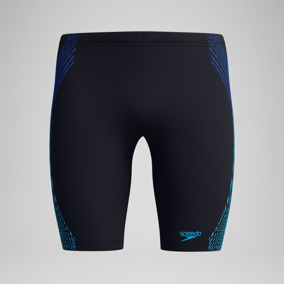 Tech Panel Schwimmhose Schwarz/Blau für Herren