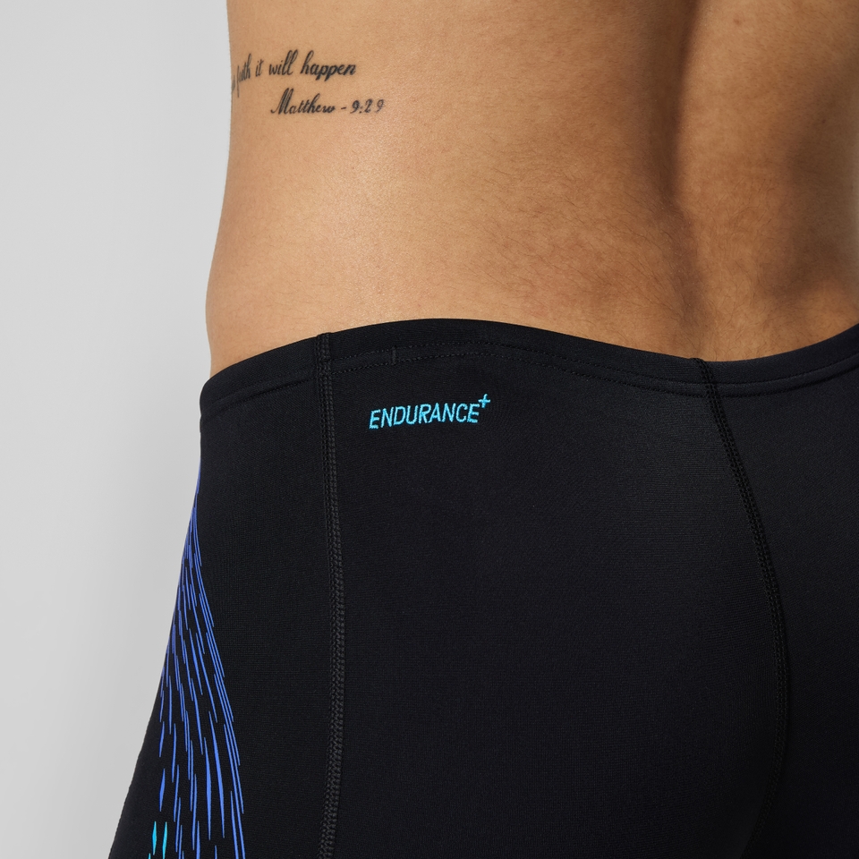 Men's Tech Panel Jammer Black/Blue