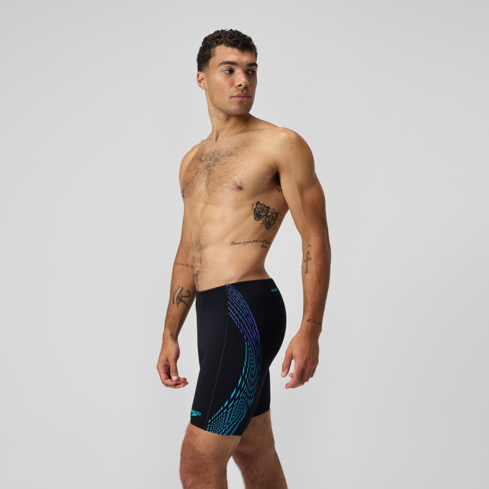 Men's Tech Panel Jammer Black/Blue