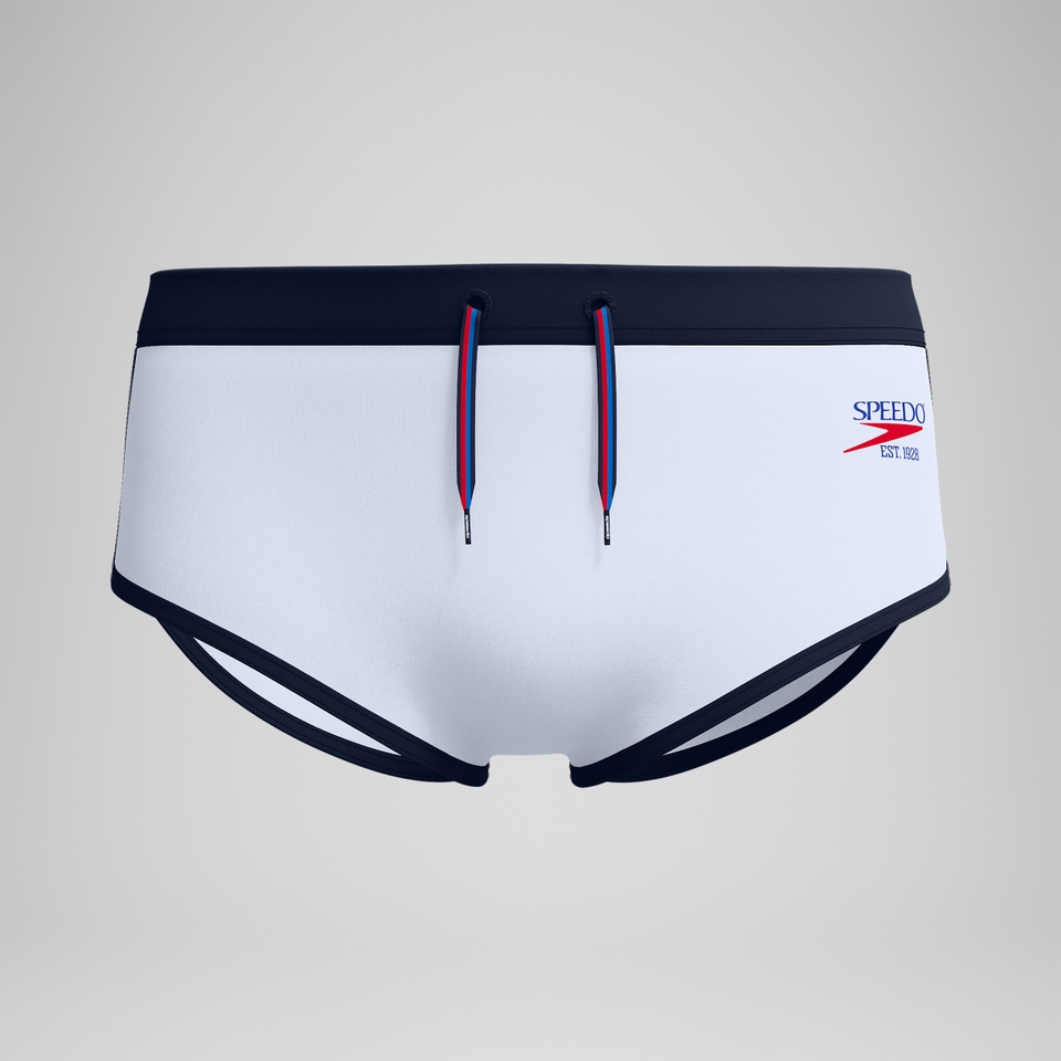Men's Jetstream Retro Logo Brief White