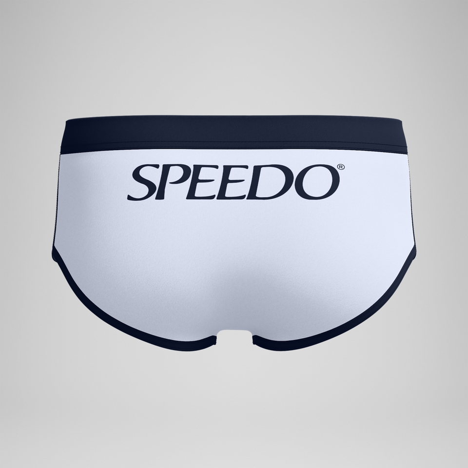 Men's Jetstream Retro Logo Brief White