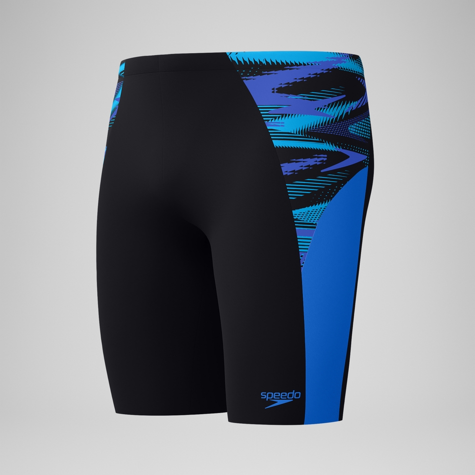 Endurance+ Max Splice-Schwimmhose Schwarz/Blau für Herren
