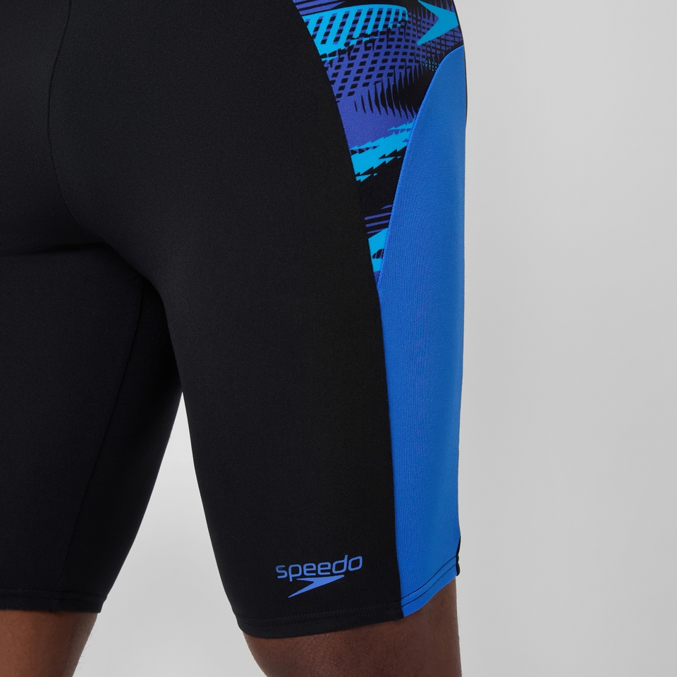 Endurance+ Max Splice-Schwimmhose Schwarz/Blau für Herren