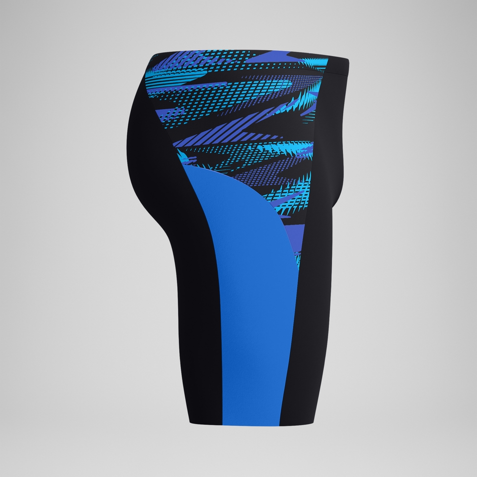 Endurance+ Max Splice-Schwimmhose Schwarz/Blau für Herren