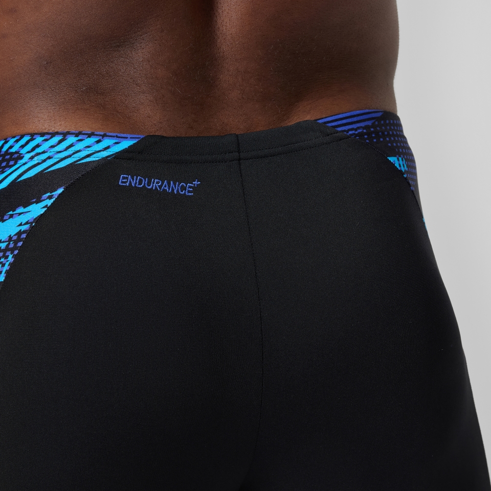 Endurance+ Max Splice-Schwimmhose Schwarz/Blau für Herren