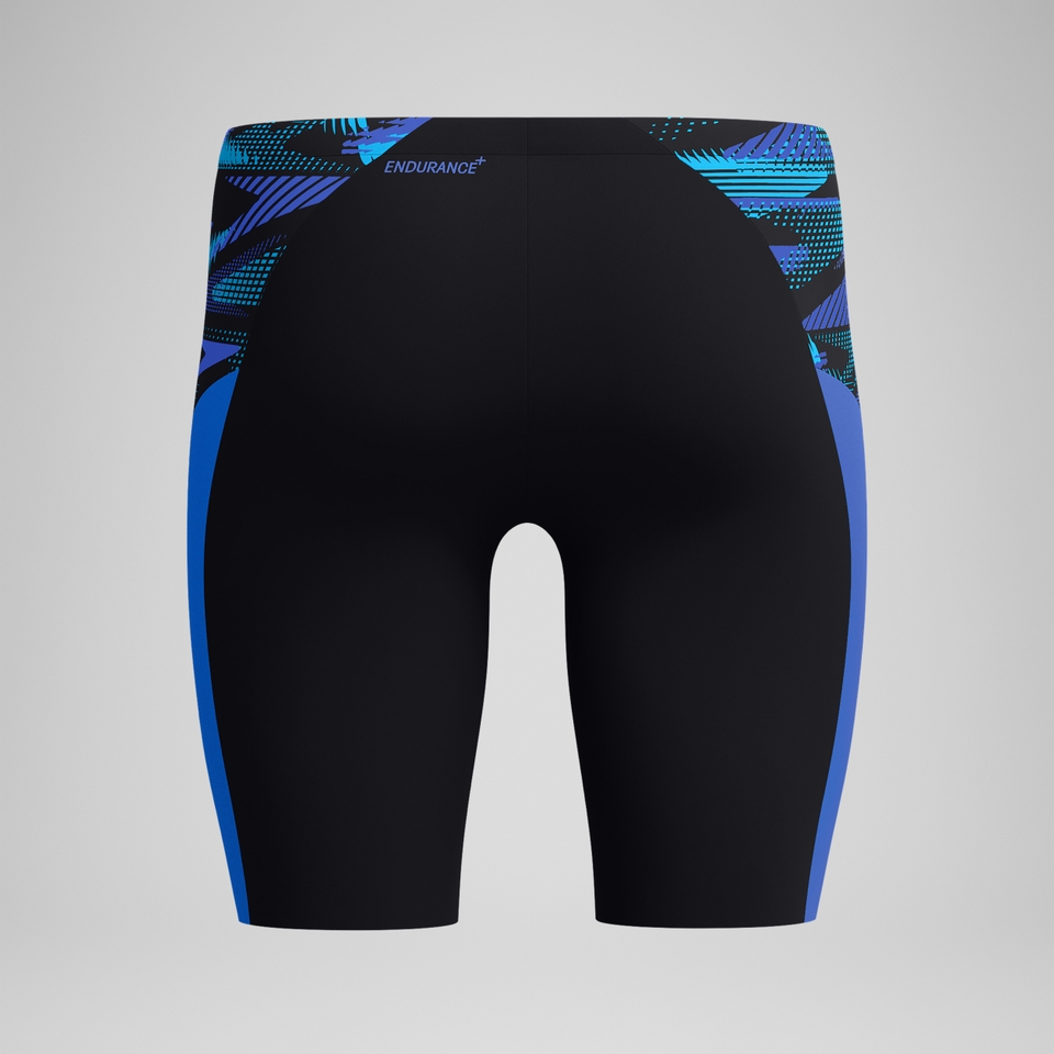 Endurance+ Max Splice-Schwimmhose Schwarz/Blau für Herren