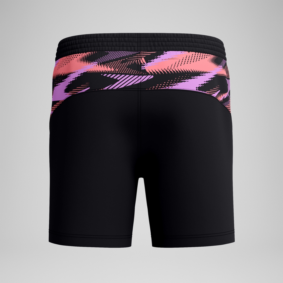 Xpress Lite Panel Badeshorts 40 cm Schwarz/Pink für Herren