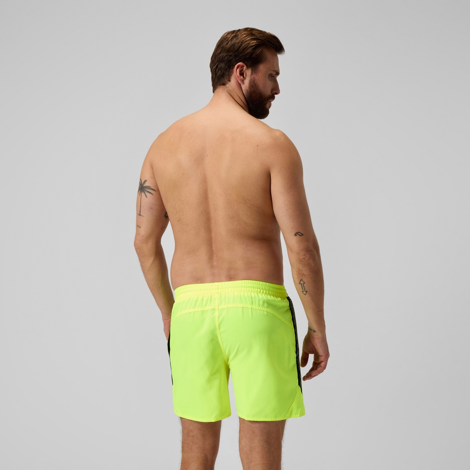 Short de bain HyperBoom Splice 40 cm, hommes, jaune