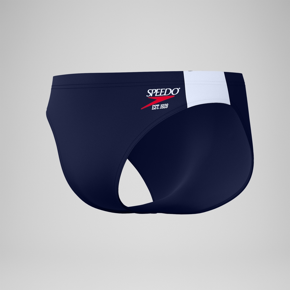 Men's Jetstream Retro Colorblock Brief Navy