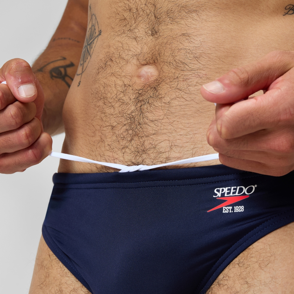 Men's Jetstream Retro Colorblock Brief Navy