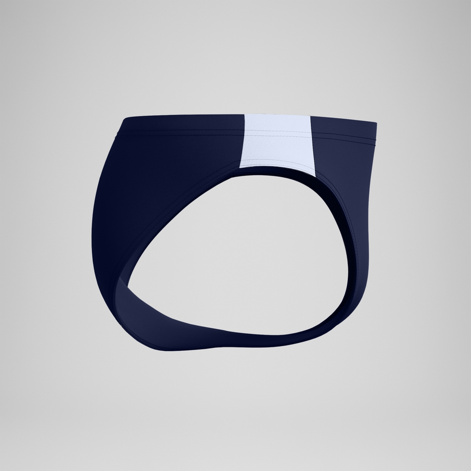 Men's Jetstream Retro Colorblock Brief Navy