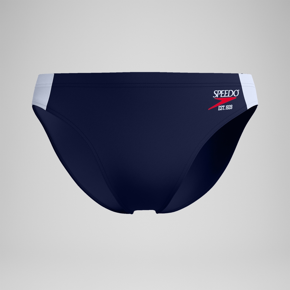 Men's Jetstream Retro Colorblock Brief Navy