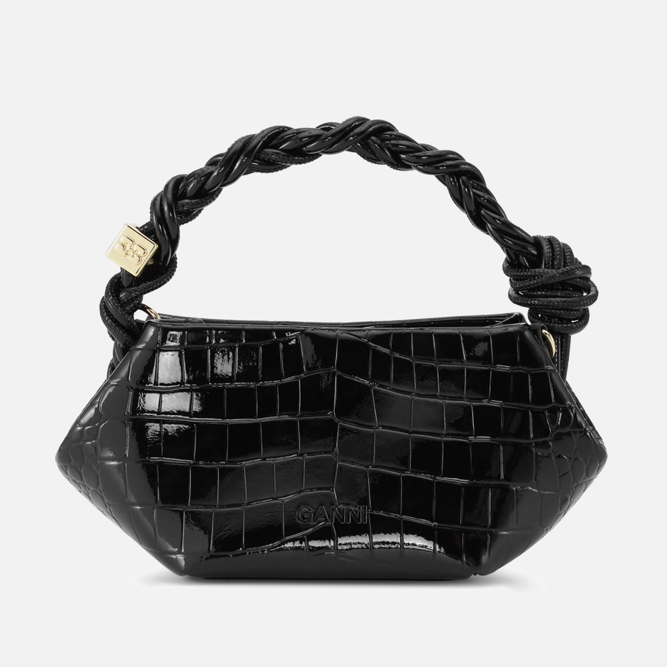 Ganni Mini Bou Leather-Blend Bag
