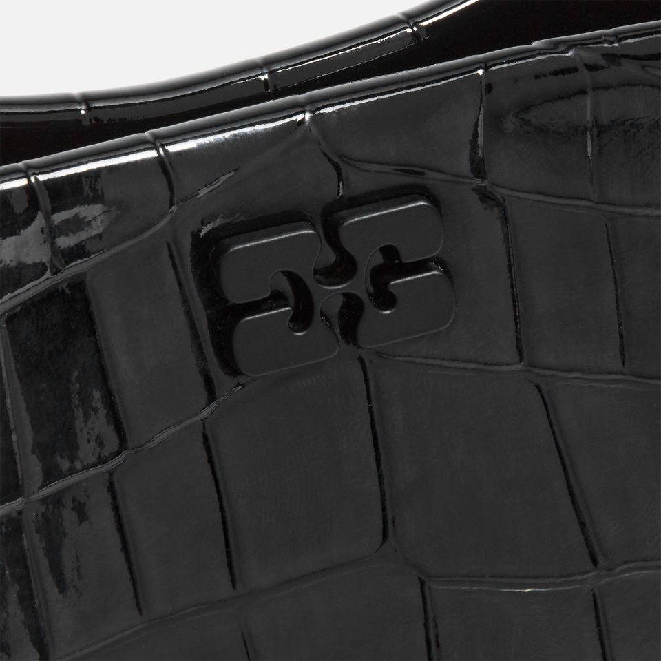 Ganni Mini Bou Leather-Blend Bag