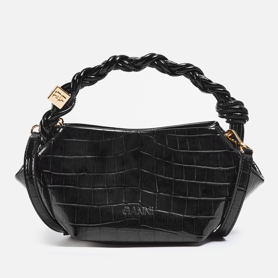 Ganni Mini Bou Leather-Blend Bag