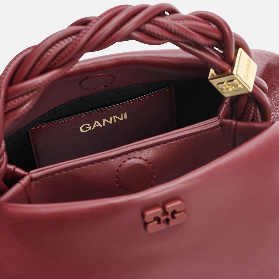 Ganni Bou Small Leather-Blend Bag