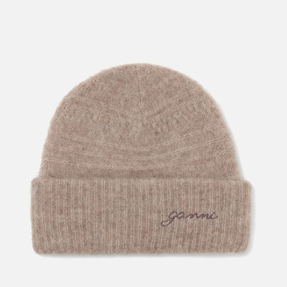 Ganni Brushed Knit Beanie