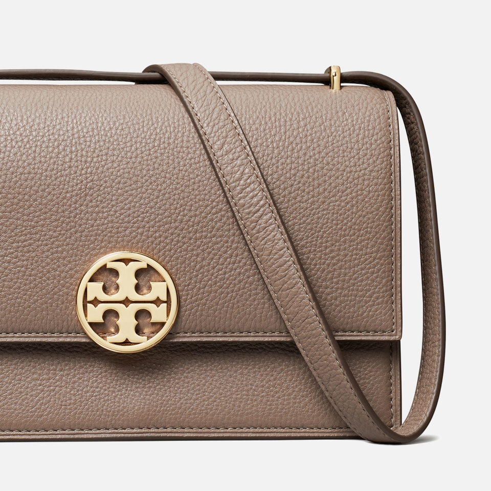 Tory Burch Miller Pebble-Grain Leather Shoulder Bag
