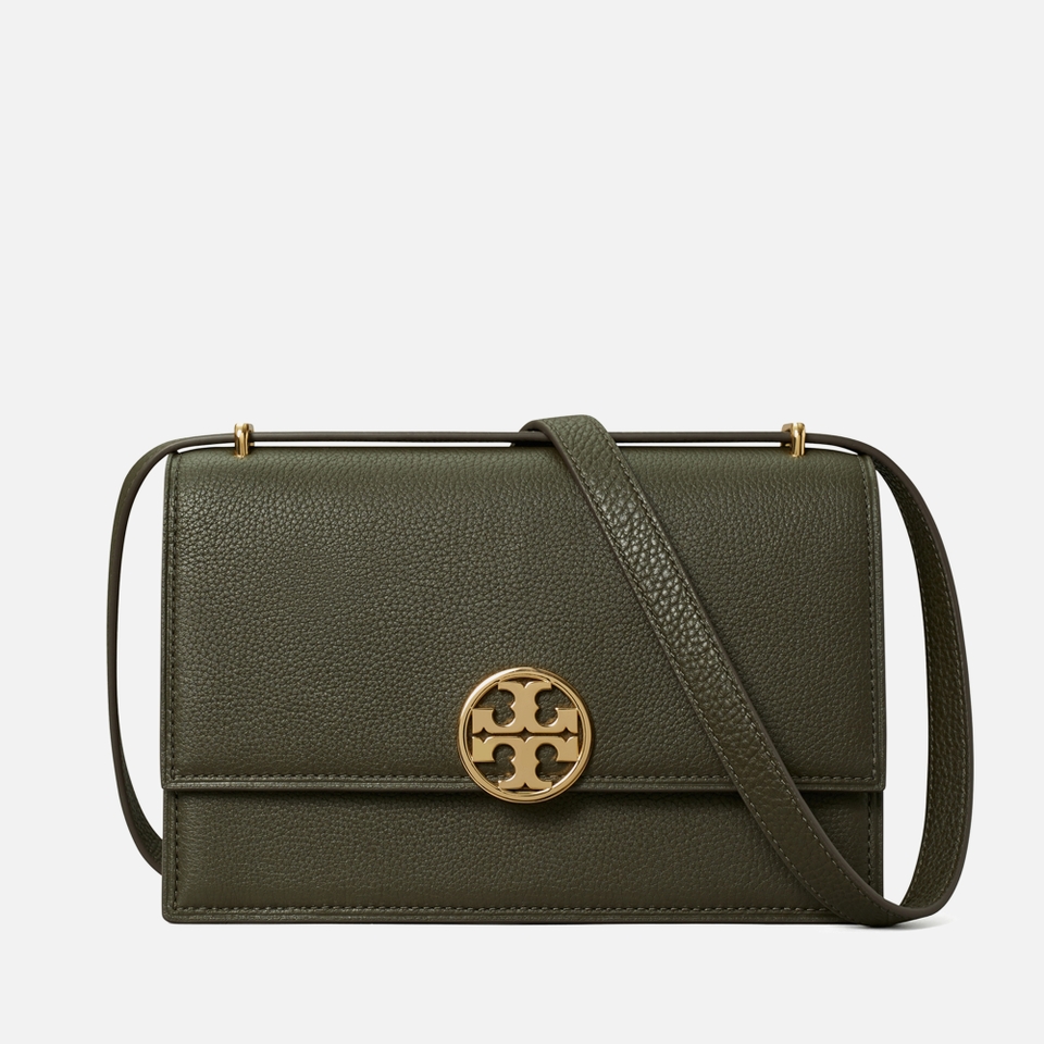 Tory Burch Miller Pebble-Grain Leather Shoulder Bag