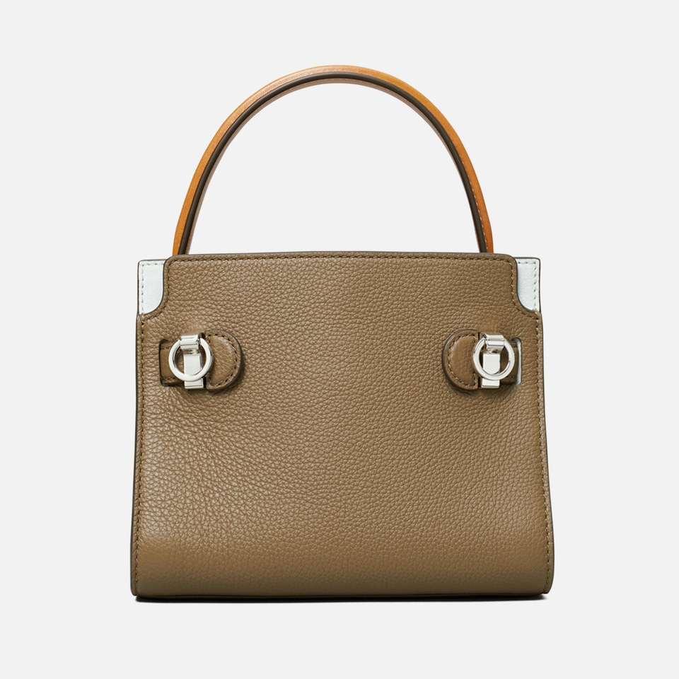 Tory Burch Lee Radziwill Colour-Block Petite Double Bag